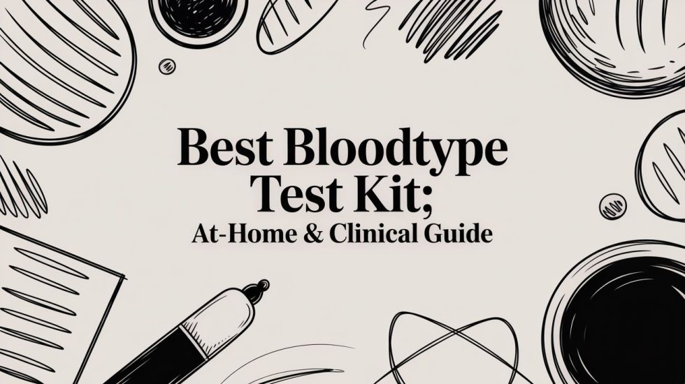 Best bloodtype test kit: At-Home & Clinical Guide