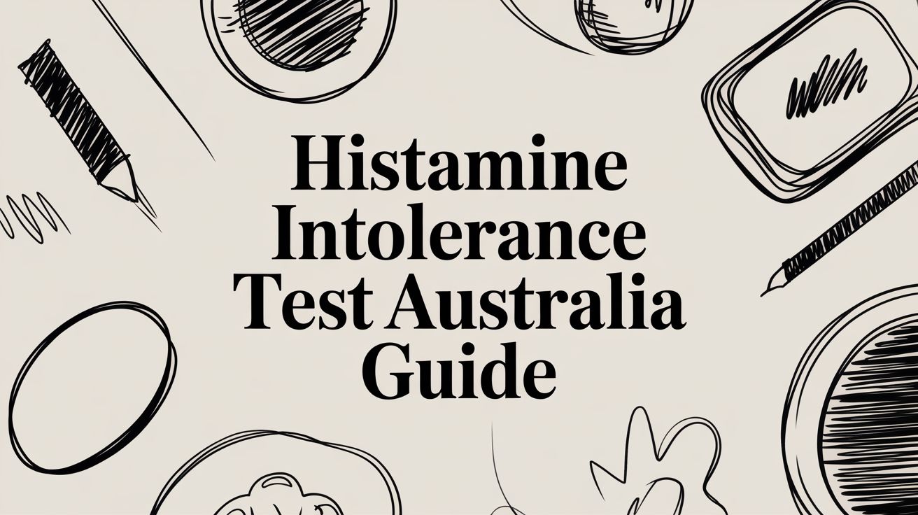 histamine-intolerance-test-australia-hand-drawn-illustration